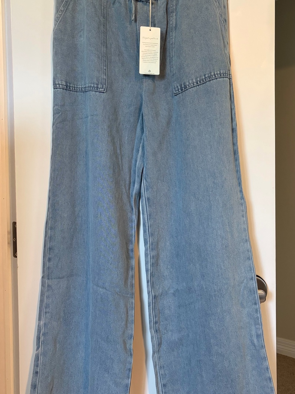 Thread & Supply Chambray blue Denim Pants - Picture 4 of 9